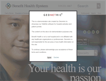 Tablet Screenshot of benefithealth.org